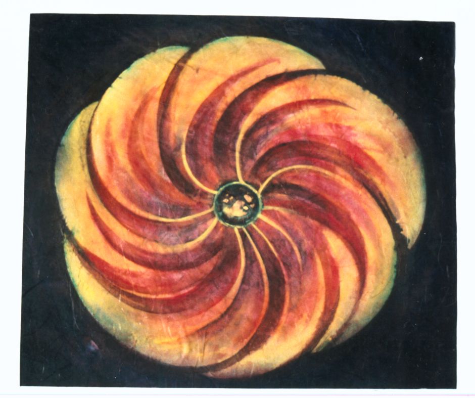Sonnenwirbel_70x80_cm2_1995_1.800_DM_verkauft