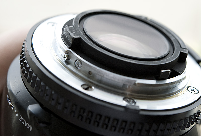 Die R�cklinse ist im einwandfreien Zustand